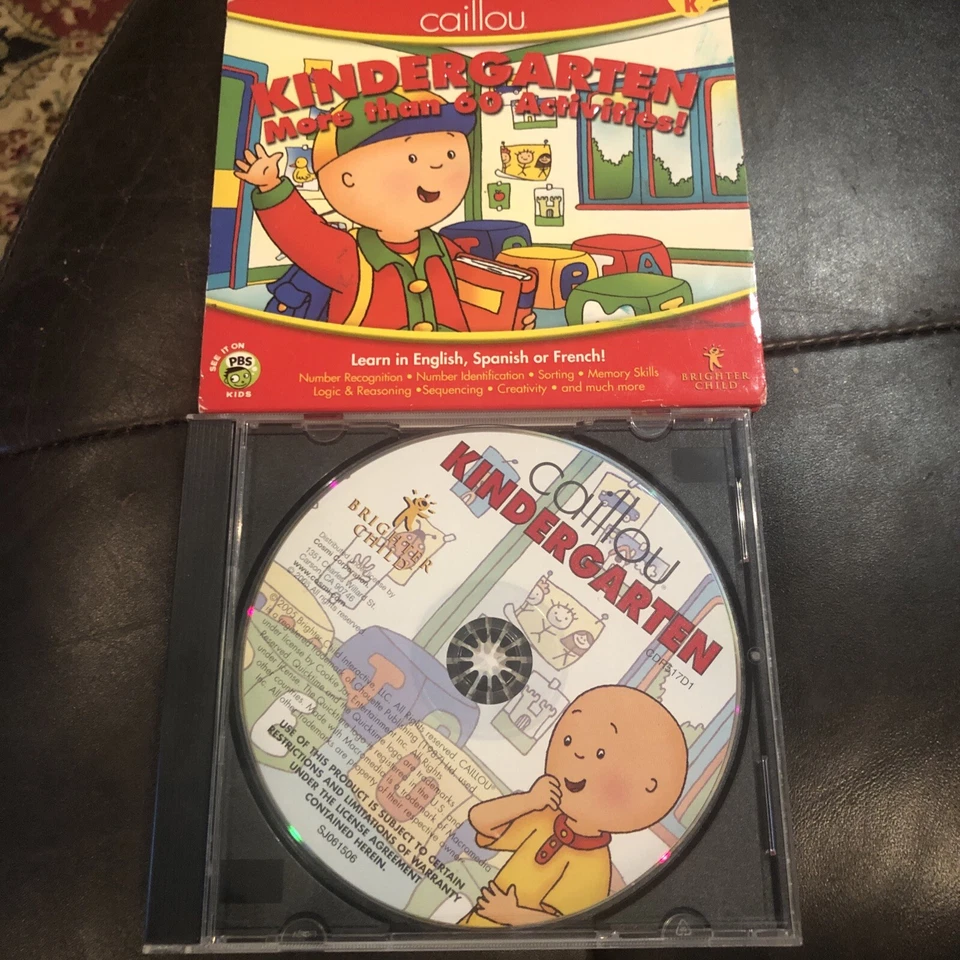 Cosmi 022787745172 Caillou Kindergarten - PC - CD-ROM - - Image 2 of 2