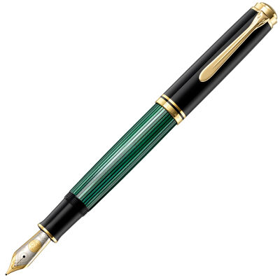 #113 洗浄済み 万年筆 Pelikan Roll Gold 18C 18k Pelikan Souverän® M1000 Fountain Pen 18K gold nib | eBay