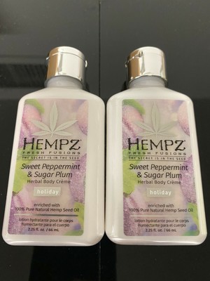 hempz sweet peppermint and sugar plum