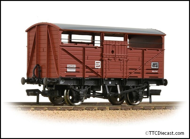 Bachmann 37-712D 8T Cattle Wagon BR Bauxite (Late), OO Gauge