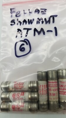 ORIGINAL Ferraz Shawmut ATMR6 ATMR-6 (6 Amp ) 600VAC Class-CC Fast Acting Fuse - Foto 13