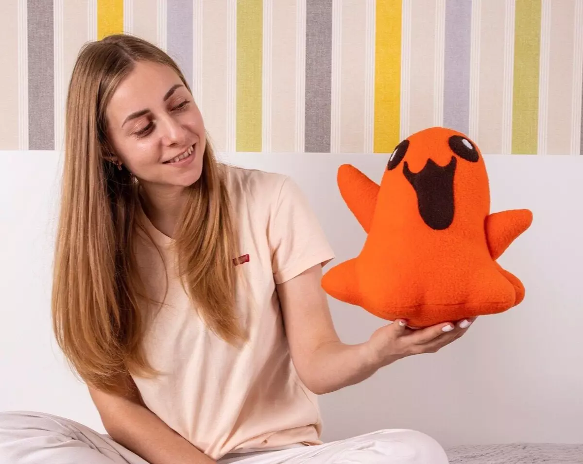 Scp-999 Tickle Monster Plush, Orange Slime, The Tickle Monster Plushie,  Seventh Child, Handmade Soft Toy Decoration - Yahoo Shopping