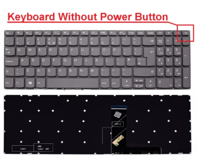 New UK Keyboard For Lenovo IdeaPad S340-15IWL Touch, S340-15API Touch Laptop