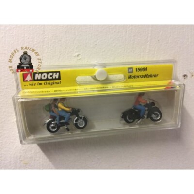 Noch 15904 Motorradfahrer (2) Figuren-Set - Spur HO / OO