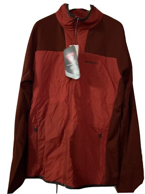 New Merrell Endothermic  Full Zip Jacket Men s L 100% Polyester