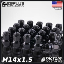 32 Pc Ford Oem Lug Nut Black M14x1.5 Fit Ford 8-lug F250f350f450 Stock Wheels