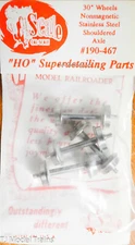 Cal-Scale HO #467 (30" Wheels Nonmagnetic Stainless Steel Shouldered Axle) 4