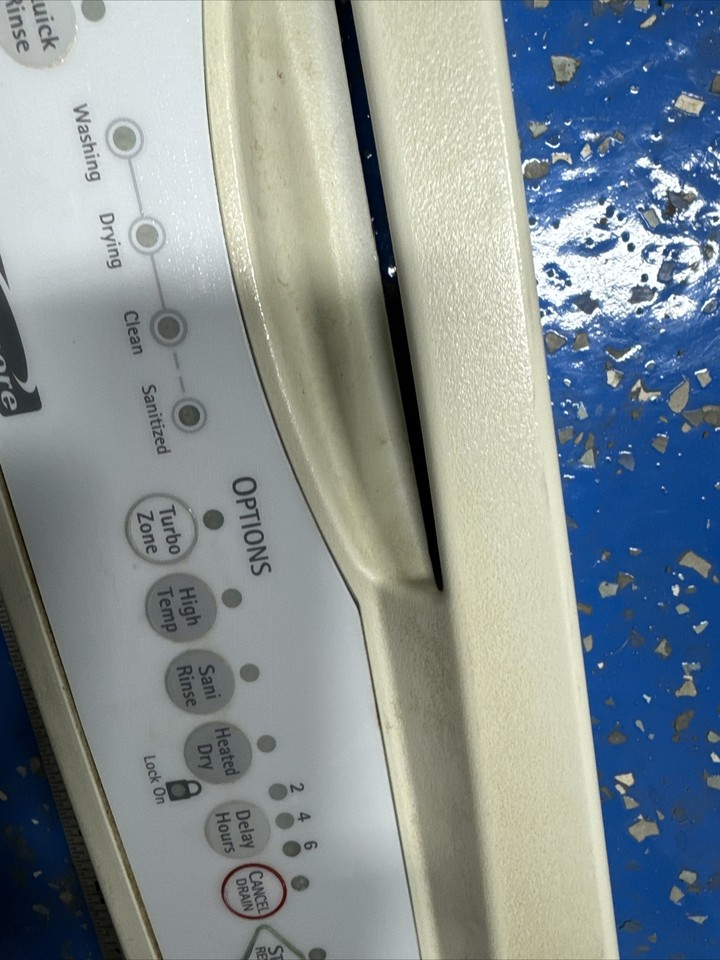 ️KENMORE Dishwasher Quiet Guard Deluxe Control Panel 8558218 W10154153