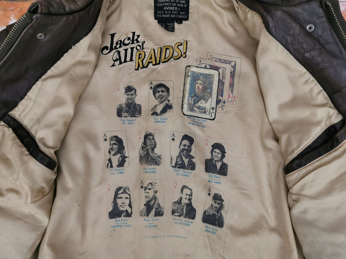 Avirex USA Vintage A2 Pilot Leather Jacket 1943 Glenn Miller Avirex USA Vintage A2 Pilot Leather Jacket 1943 Glenn Miller