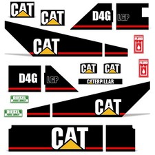 Decal Kit fits CAT D4G-LGP Crawler Dozer Series 4 Complete D4-G 7yr Sticker USA