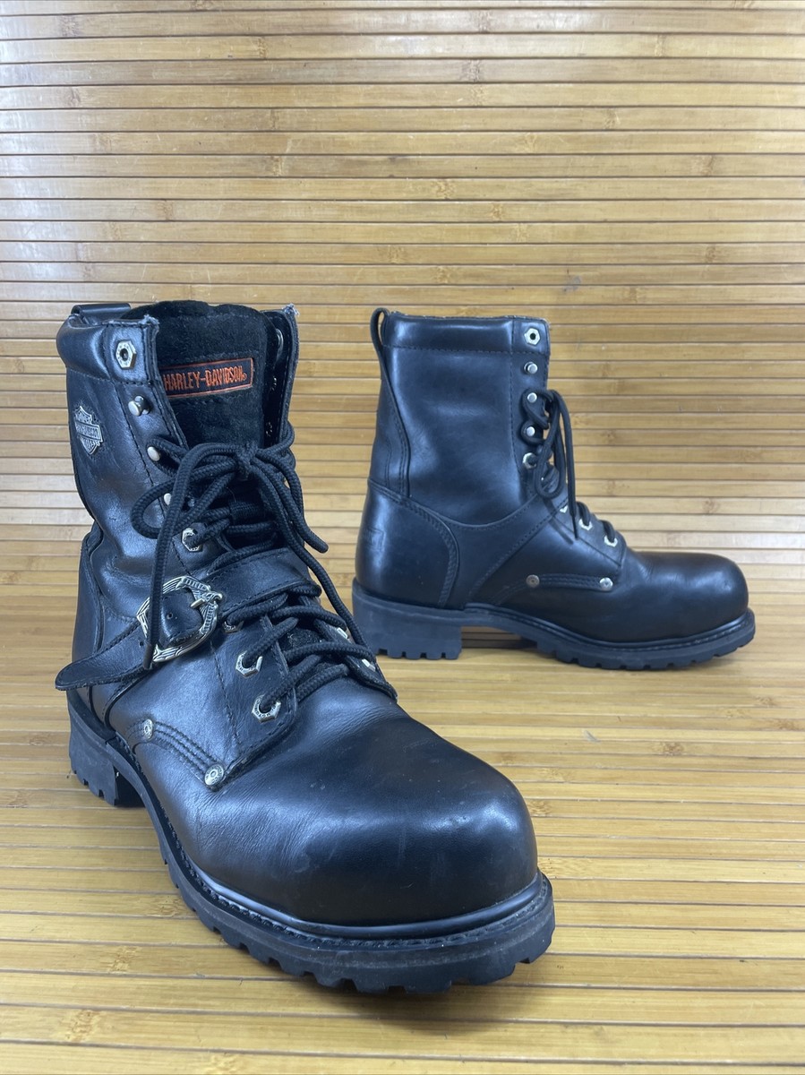 Harley-Davidson Boots Mens Size 10 Faded Glory 8-Inch Motorcycle