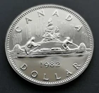 1982 Canada Nickel Dollar — photo from another recent sale