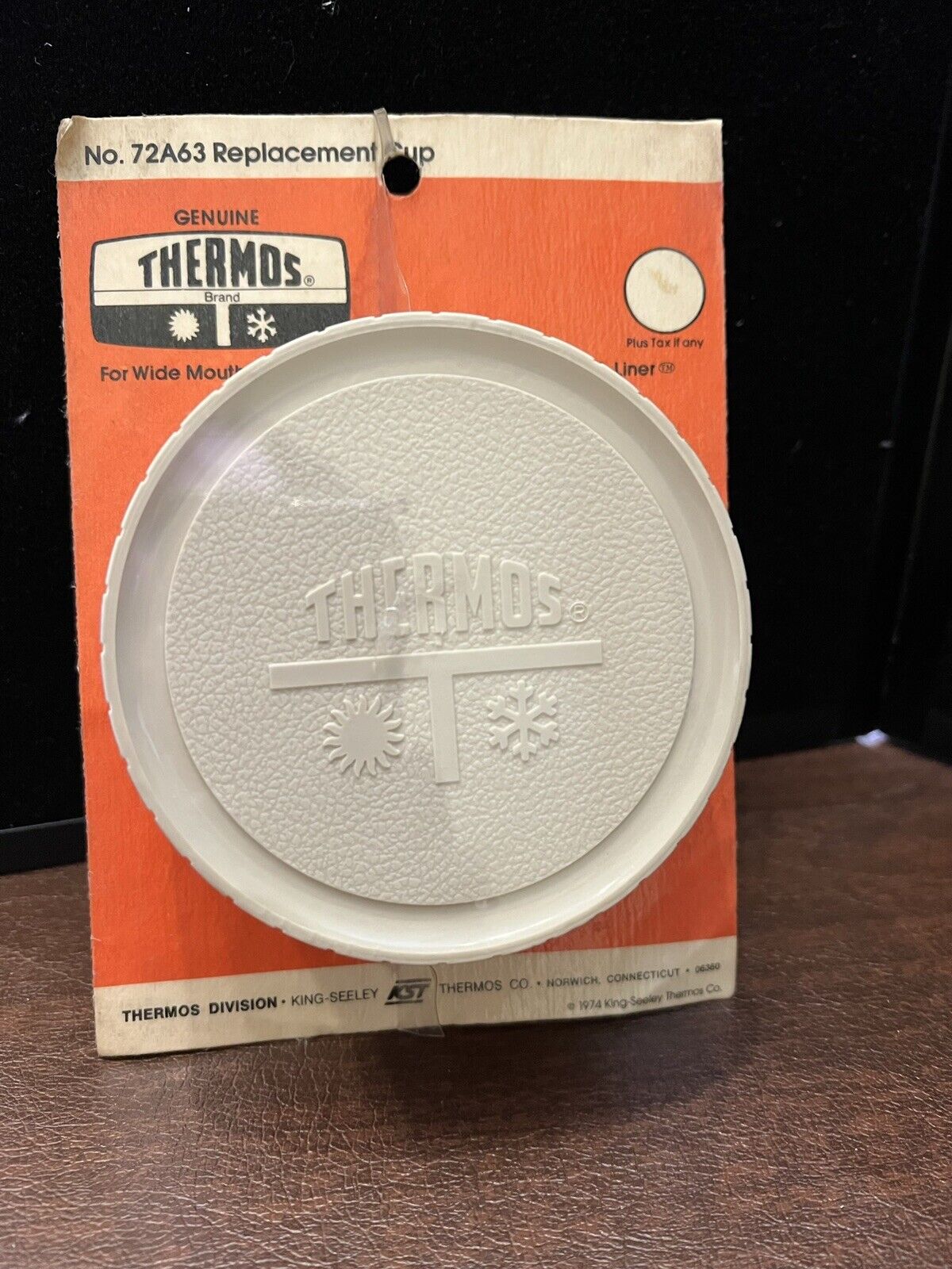 Thermos Replacement King Seeley Cup Cap Lid 72A63 Fits Pint Size