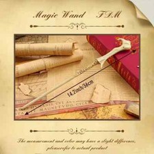 Premium Classic Carbon Steel Magic Wand, Cosplay Halloween Scepter, Witch Cane