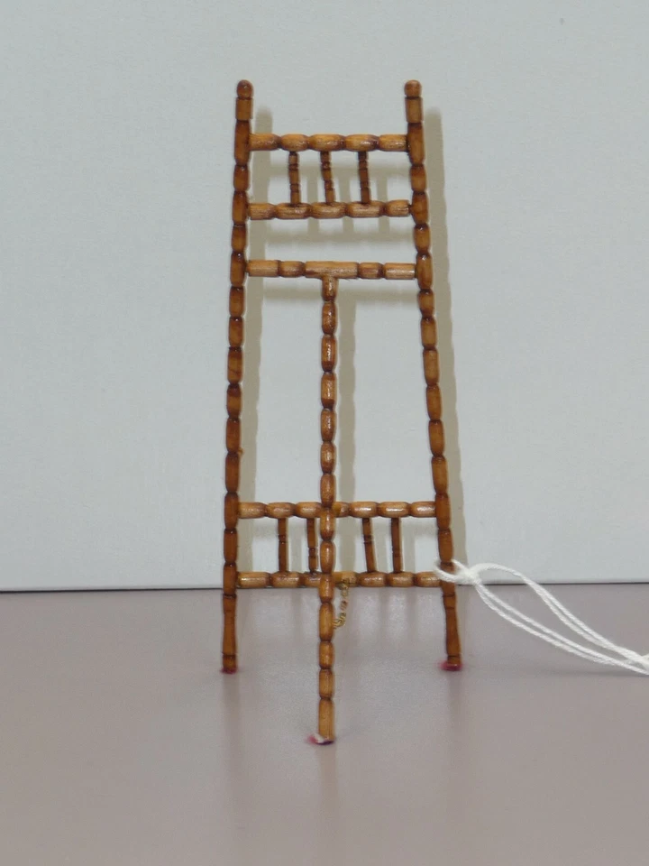 5" Artist Made Miniature Dollhouse Wood Easel - Image 3 of 3