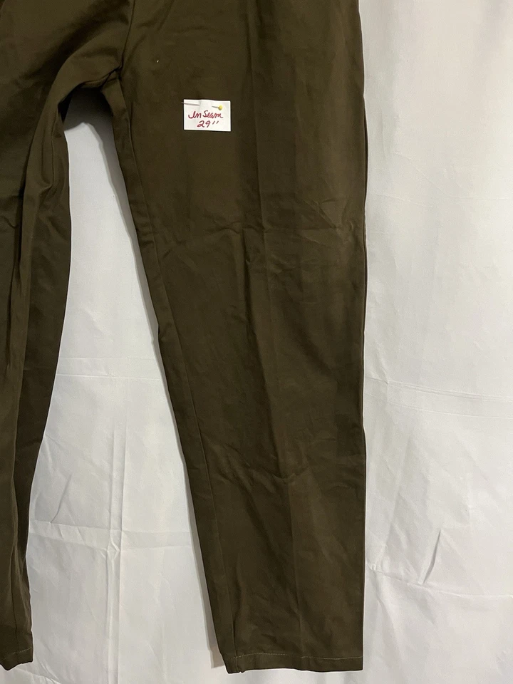 Pantalón Hombre Renacimiento Marrón Pequeño con Bolsillos 29 Entrepierna, Botones, (Cos-1372) Foto 3 de 4