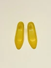 Vintage 1967 Barbie Francie Casey Yellow Squishy Heels Fashion Shoes Japan