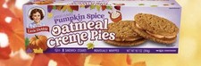 New! 2026! Little Debbie Fall Pumpkin Spice Oatmeal Creme Pies 8 Ct. Fast Ship