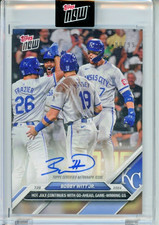 2024 TOPPS NOW BOBBY WITT JR. GAME WINNING GRAND SLAM #492A ON-CARD AUTO #80/99