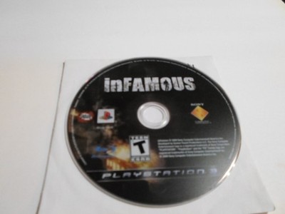 inFAMOUS PS3 - DISC ONLY  Tracked Shipping In A Disc sleeve