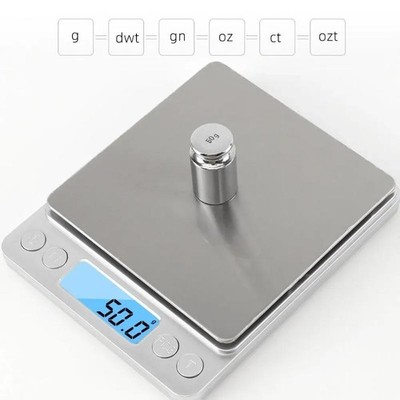 Digital Scale 3000g x 0.1g Jewelry Gold Silver Coin Gram Pocket Size Herb Grain