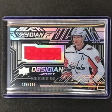 2022-23 Spx Nhl Nicklas Backstrom Ud Black Obsidian Rookie Jersey 104/399