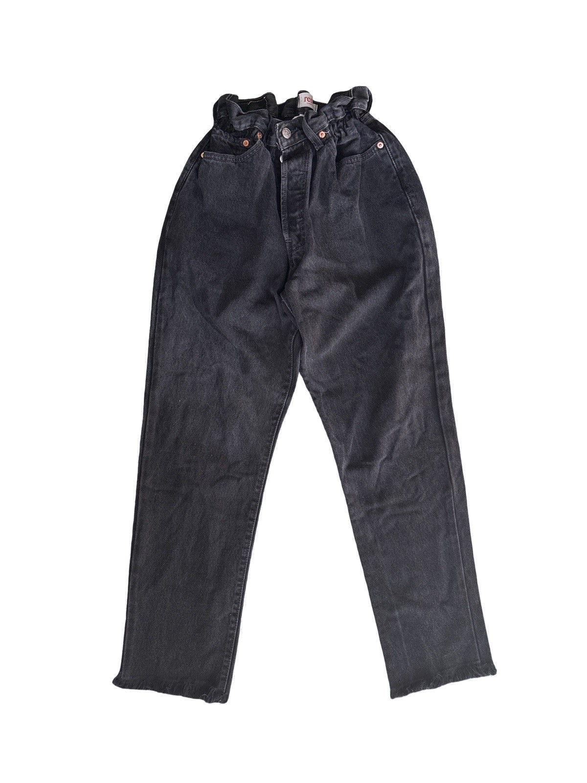 Levi’s Jeans W34 L32 Black Schwarz Vintage Distressed Straight Leg USA Style