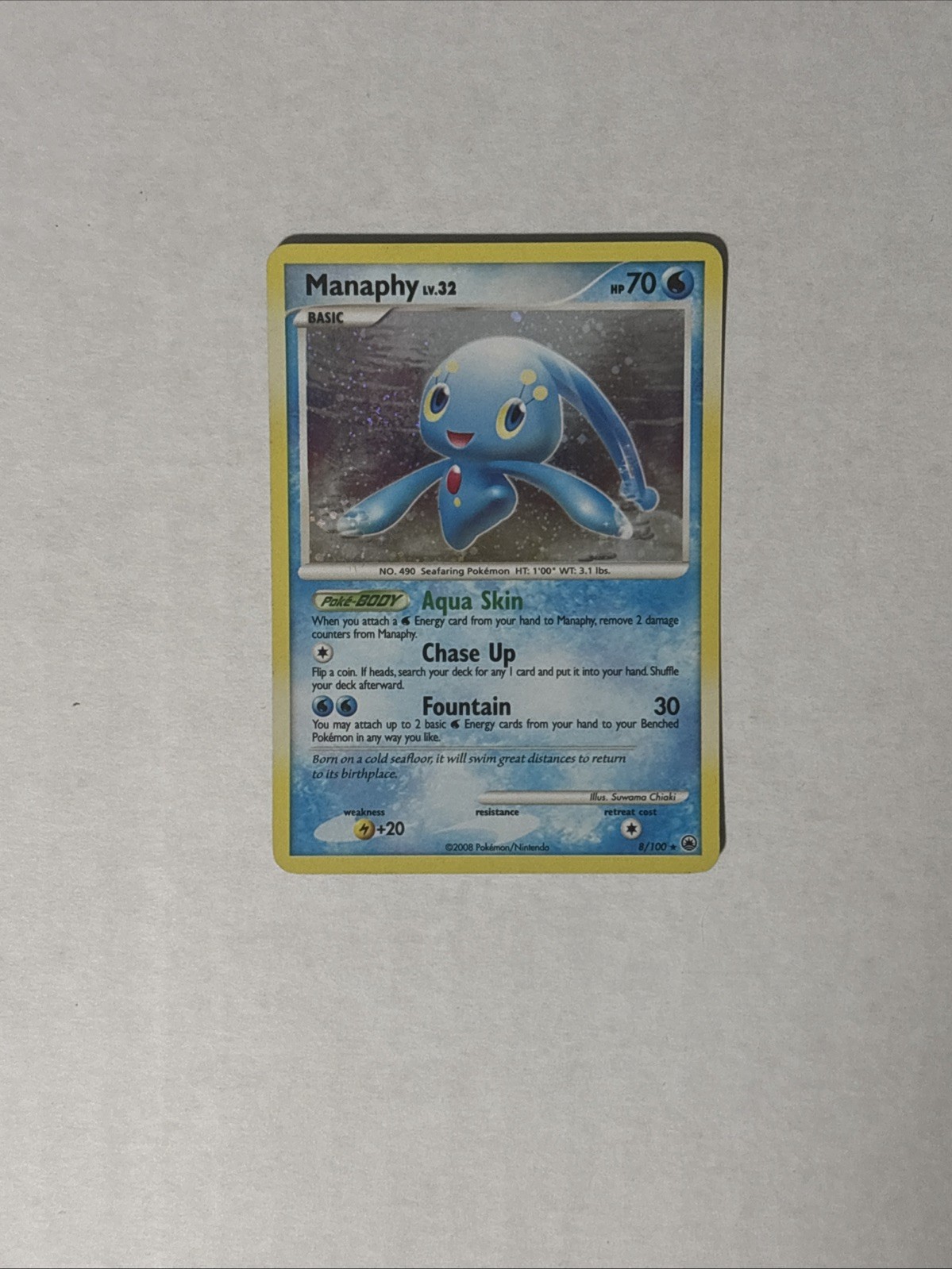 Manaphy 8/100 Majestic Dawn Holo