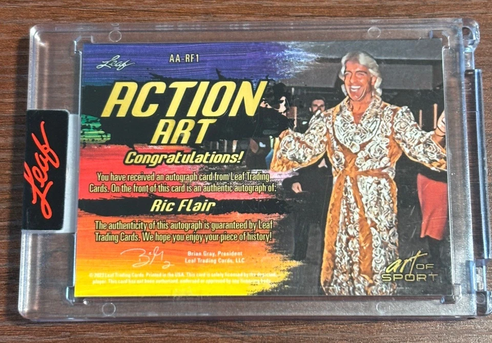 Ric Flair Leaf 动作艺术亲笔签名 /30!!! — 第 2/3 张图片
