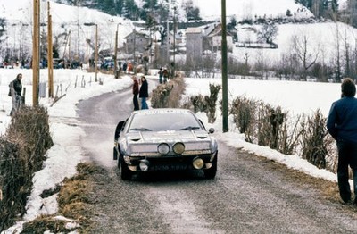 Guy Frequelin Jacques Delaval Alpine Renault A310 1800 Rally Monte- Old Photo