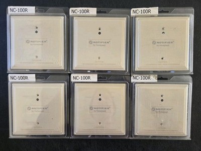 NOTIFIER NC-100R FIRE ALARM RELAY MODULE - BRAND NEW - IVORY COVER - 6 AVAILABLE