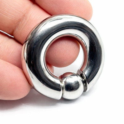 Prince Albert schwerer 43 mm BCR-Ring 0000 g (12 mm) 14 mm Kugelverschluss Ea...