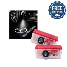 2x Led Door Courtesy Logo Light Ghost Shadow Laser Projector For Mercedes Benz