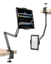 360 Adjustable Stand Holder with Arm, Foldable Aluminum Alloy Monitor Moun...