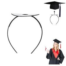 Graduation Cap Headband, Grad Cap Headband, Firm Anti-Fall Hairband for Gradu...