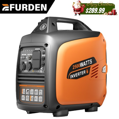 #ad #ad Efurden 2500W Quiet Generator Portable Inverter Outdoor Gas Powered Emergency $289.99