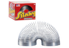 The Original Slinky Walking Spring Toy, 2.75-inch Diameter Metal Slinky, Fidget
