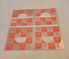 45 RPM 7" RECORD SLEEVES CO. SLEEVE 6 PACK SEE PHOTOS ERIC Records SLV372