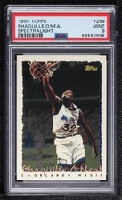 1994-95 Topps Spectralight Shaquille O'Neal #299 PSA 9 MINT HOF 07qi
