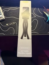 heyday Portable Flexible Tripod Black Adjustable Mini Stand for Phone Camera