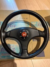Honda Integra Type R Dc2 Spec R Steering Wheel Momo Leather Horn Button Oem Jdm