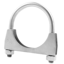 , Stainless Steel U-Bolt Muffler/Exhaust Clamp 2.5"