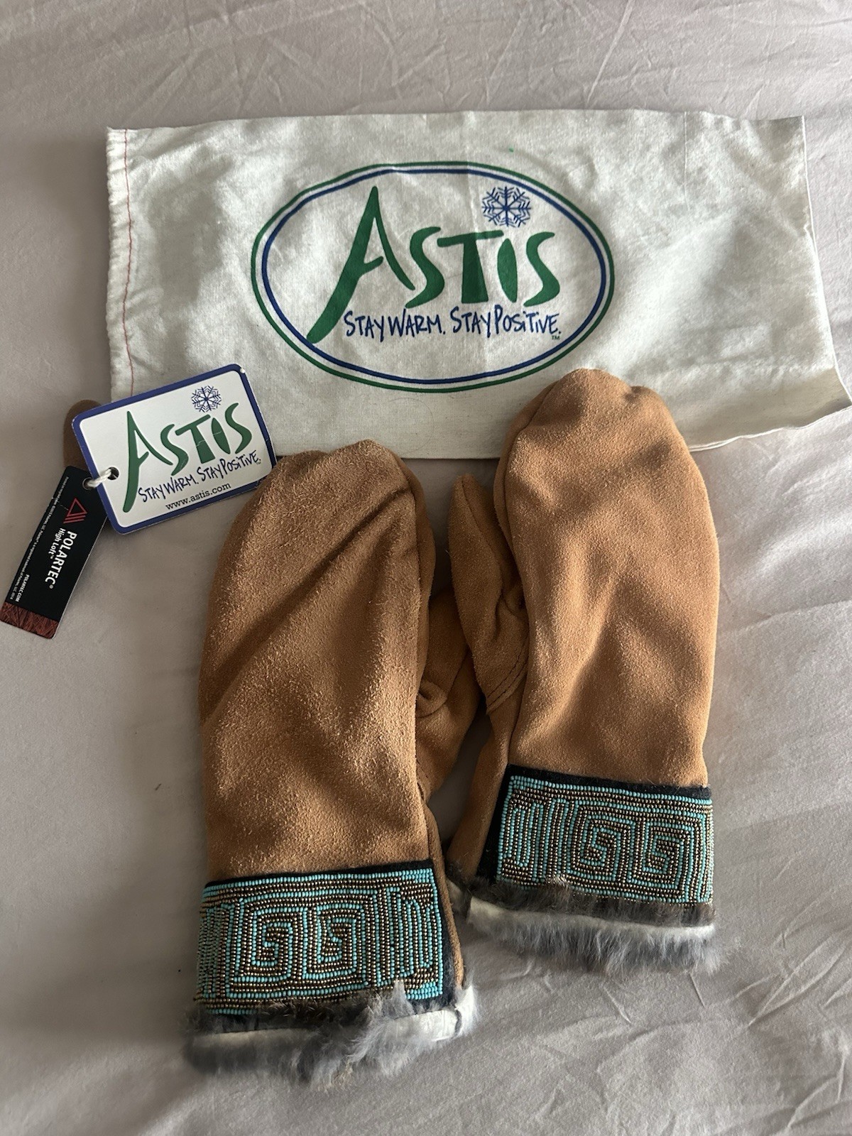 Astis Mittens Large Polartec High Loft