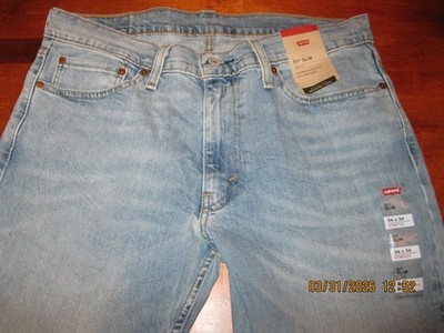 Levi's 511 Men's Slim Fit Stretch Sits Below Waist Jeans, Blue, Size 34x34 NWT