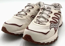 Saucony Grid Peak Men's Size 11 Sand/Burgundy Shoes NIB