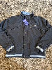 Mark Todd Mackenzie Blouson-Jacke für Herren – marineblau – Größe Large – neu mit Etikett