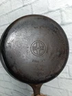 GRISWOLD No. 7 Cast Iron Skillet Small Block Logo 701G   Flat