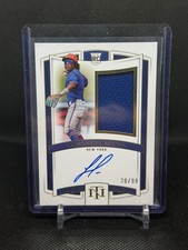 2025 Panini National Treasures #CF-LAG Luisangel Acuna Clutch Factor RC #20/99