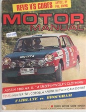 Motor Manual 1969 Jan Holden Brougham HK Monaro GTS 327 Ford Fairlane ZB Opel GT