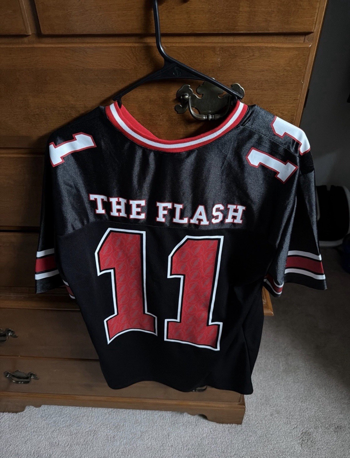 Camiseta de fútbol The Flash talla grande